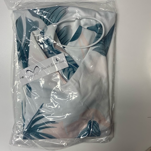 Slip on Tropical spaghetti straps summer dress - Picture 4 of 4